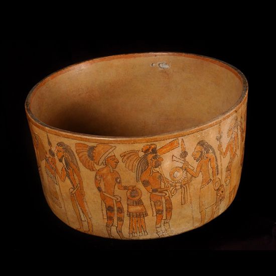 Vaso Monumentale con parata di guerrieri