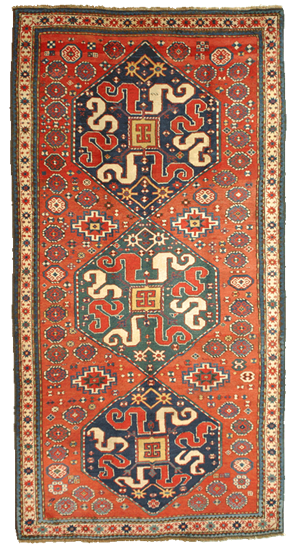 Tappeto Caucasico Kazak Karabagh Chondzoresk