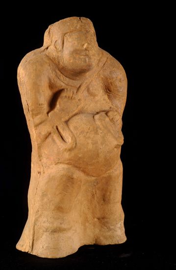 Scultura raffigurante un narratore di storie